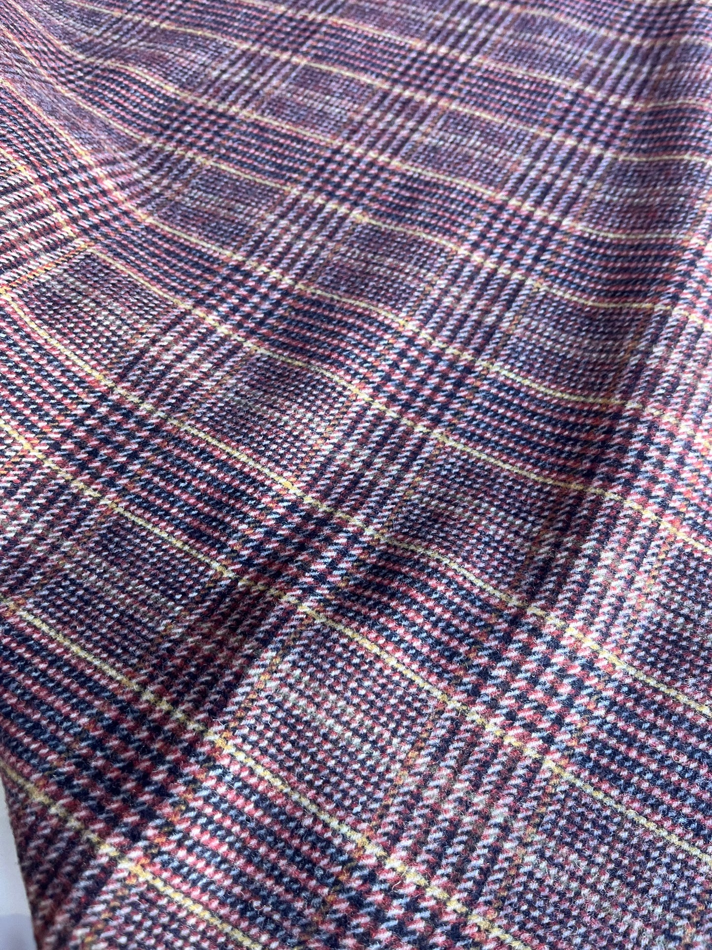 TANIA 008 wool check brown/camel