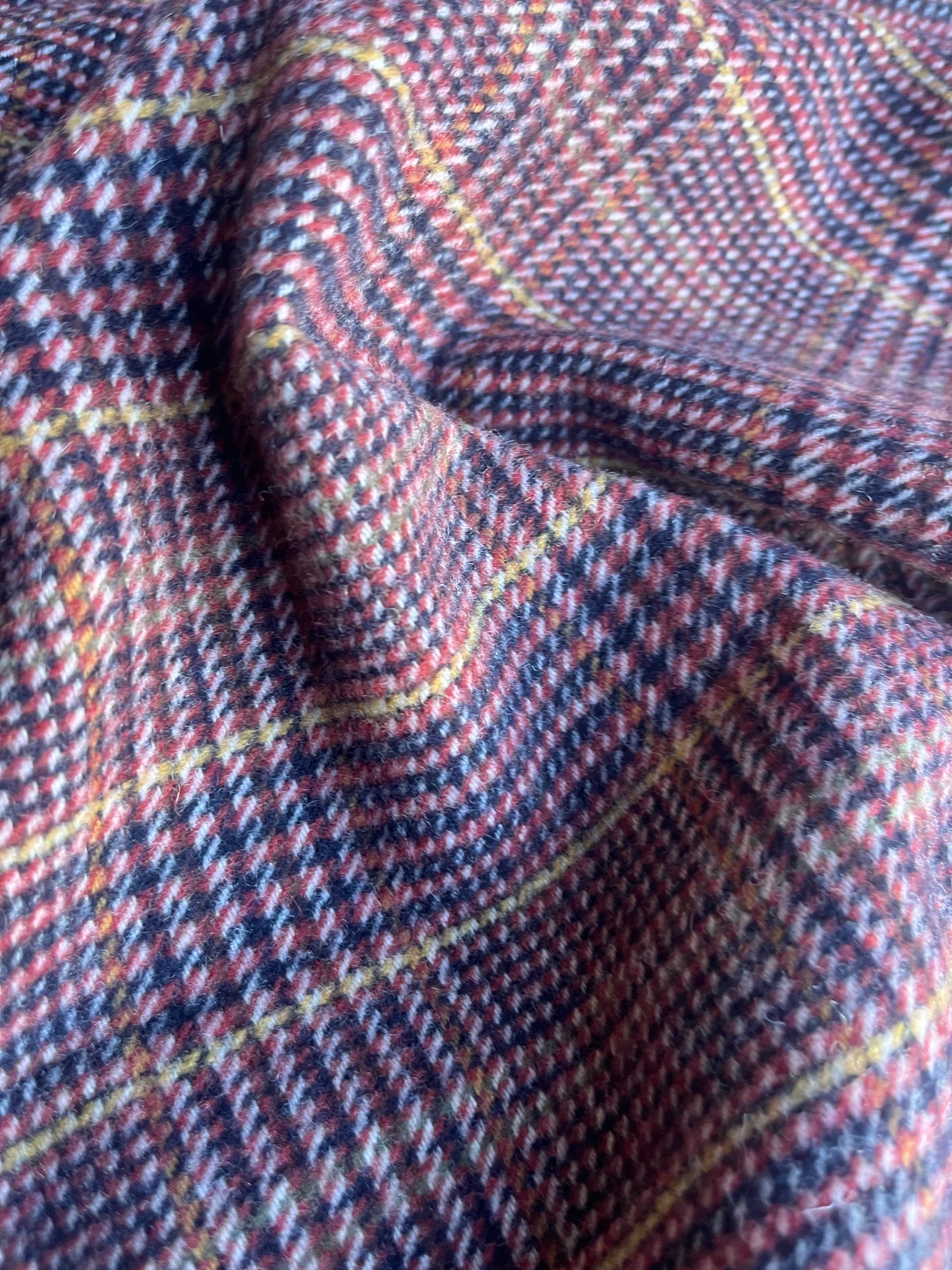 TANIA 008 wool check brown/camel