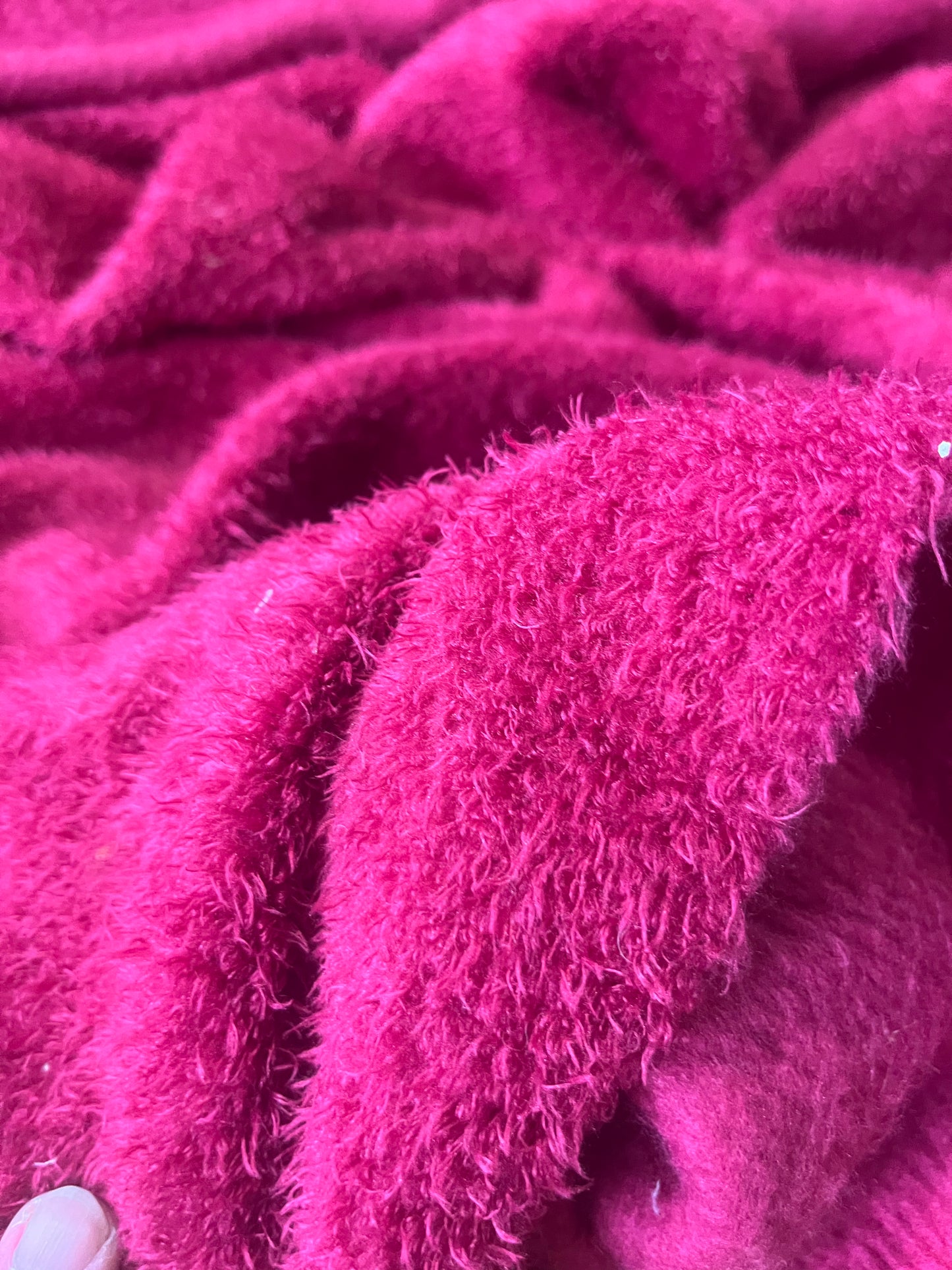 JUST 007 soft fur framboise