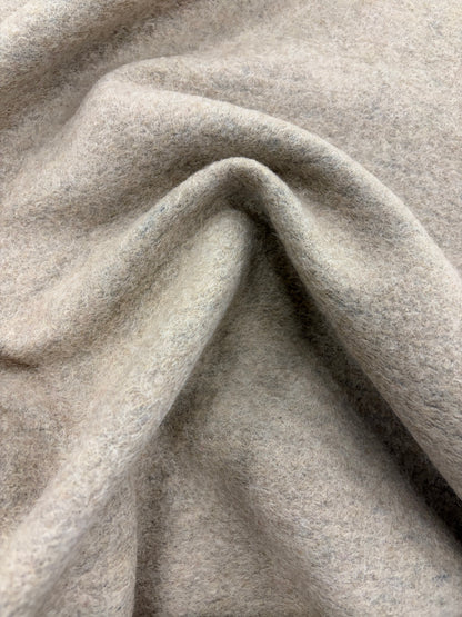 PIPO 022 sand boiled wool with fused lining