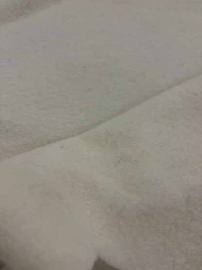 PIPO 023 ecru boiled wool with fused lining