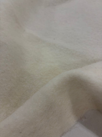 PIPO 023 ecru boiled wool with fused lining