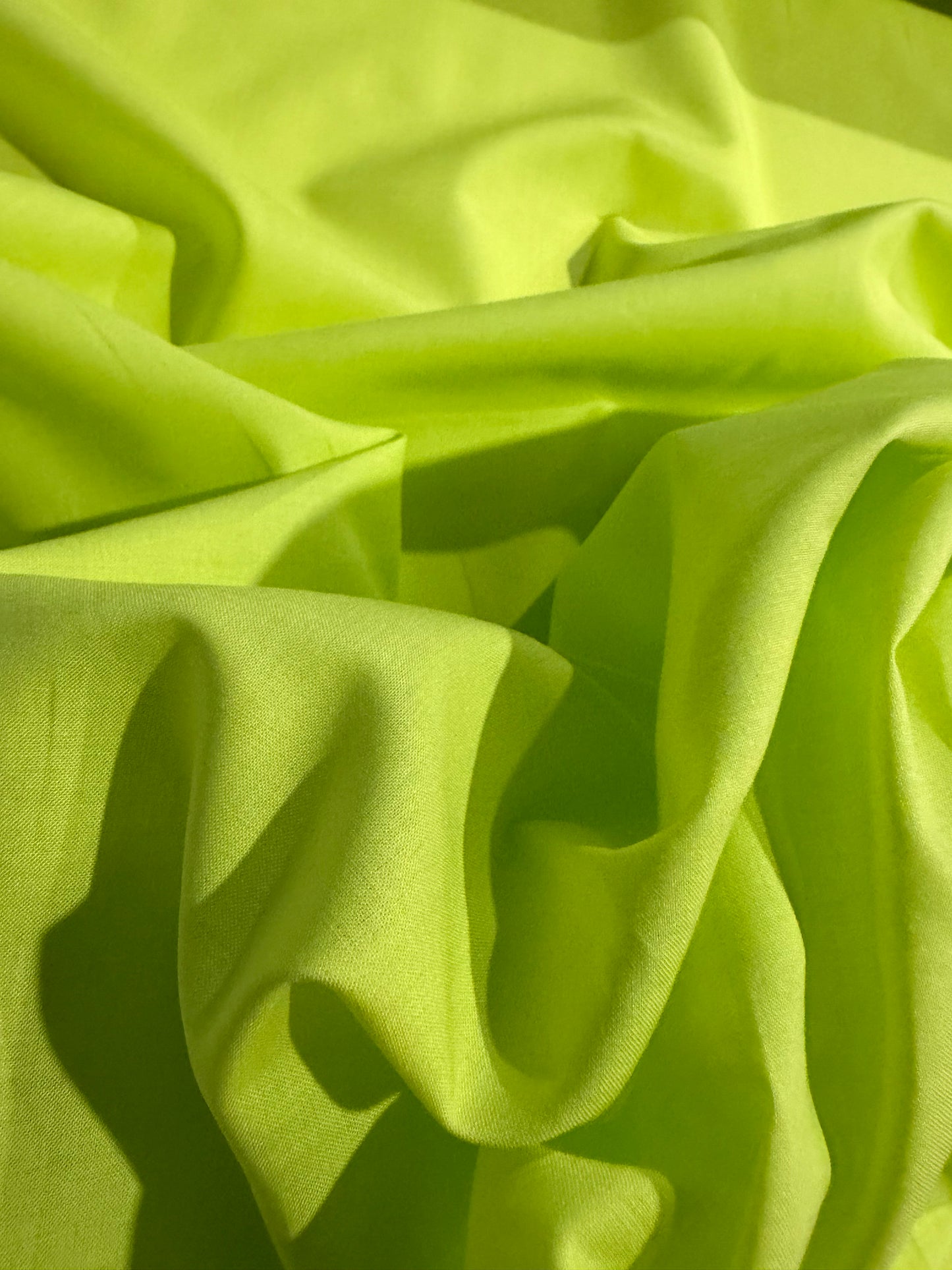 KRUSTY 017 lime poplin stretch prestige