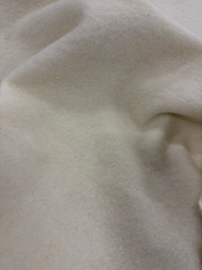 PIPO 023 ecru boiled wool with fused lining