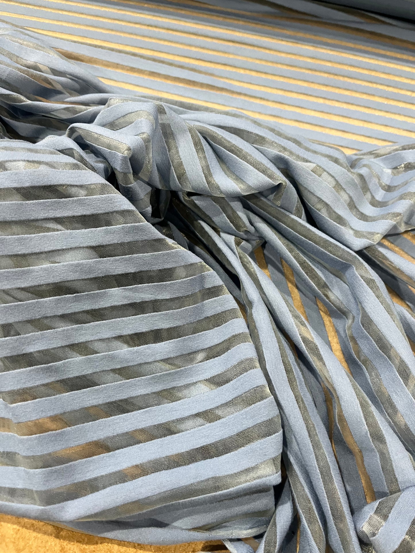 LUCILLE 027 fantasy jersey stripes blue/grey