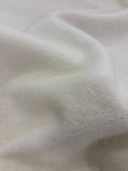 PIPO 023 ecru boiled wool with fused lining