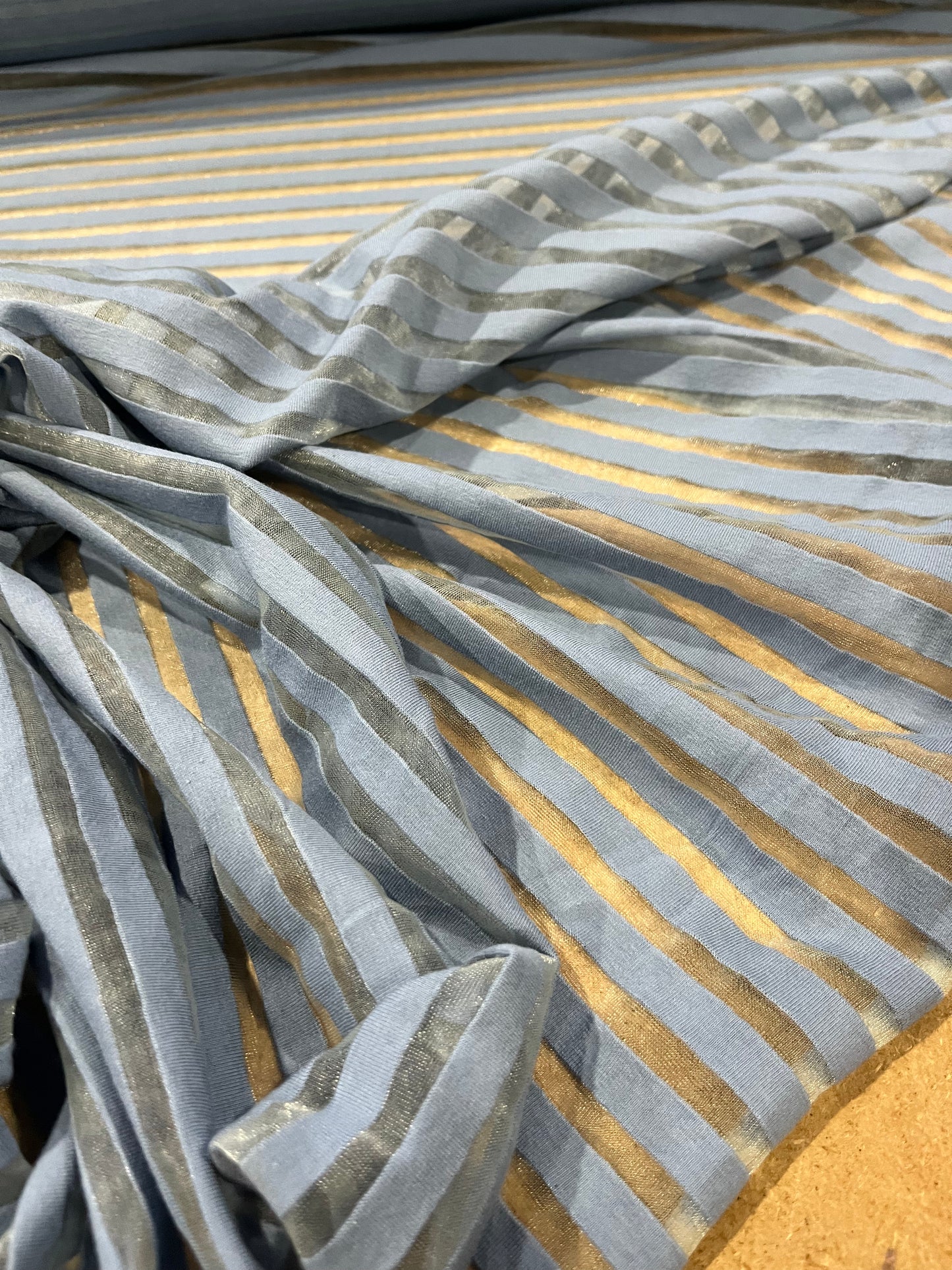 LUCILLE 027 fantasy jersey stripes blue/grey