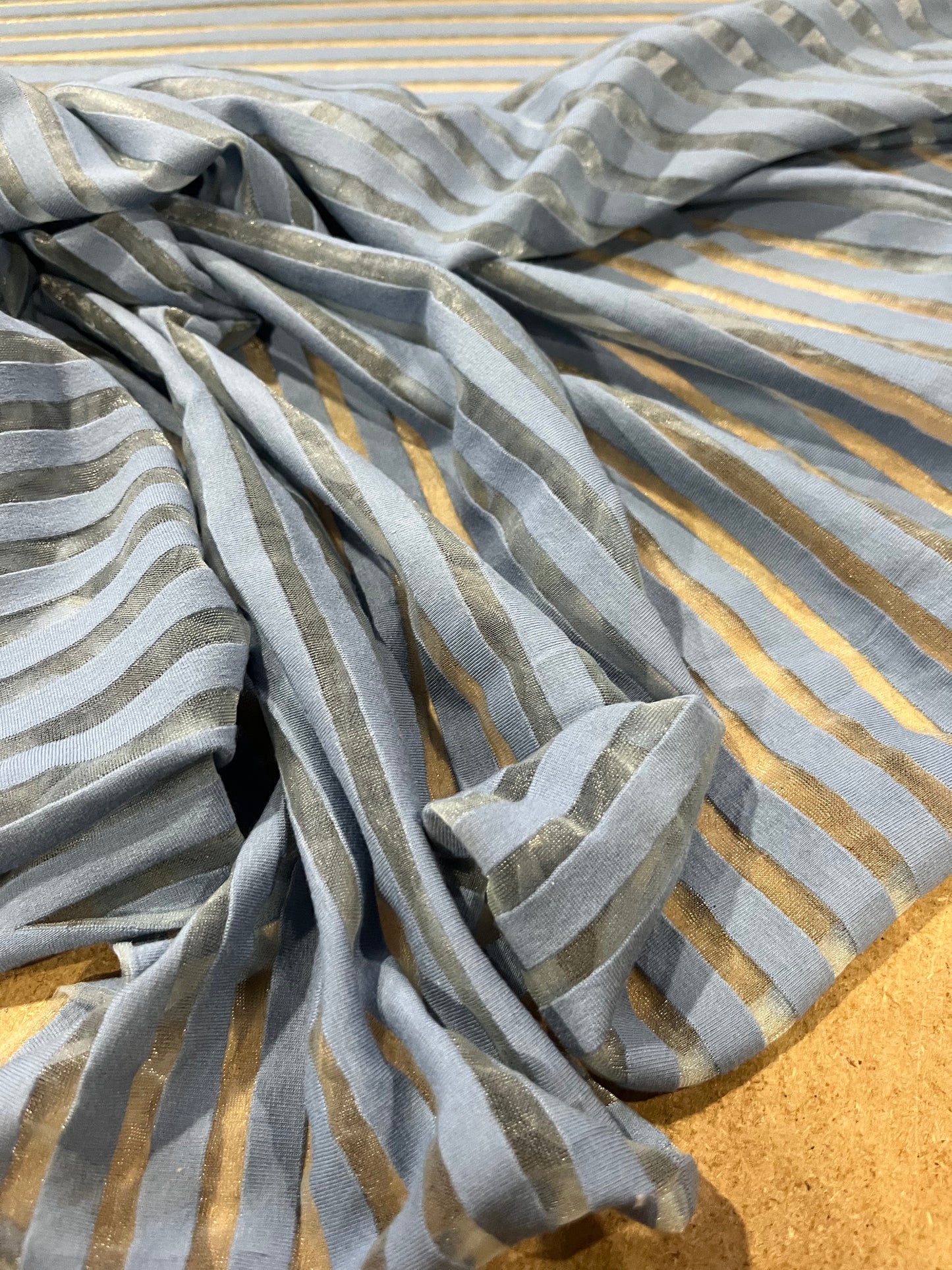 LUCILLE 027 fantasy jersey stripes blue/grey