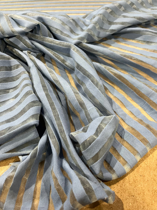 LUCILLE 027 fantasy jersey stripes blue/grey