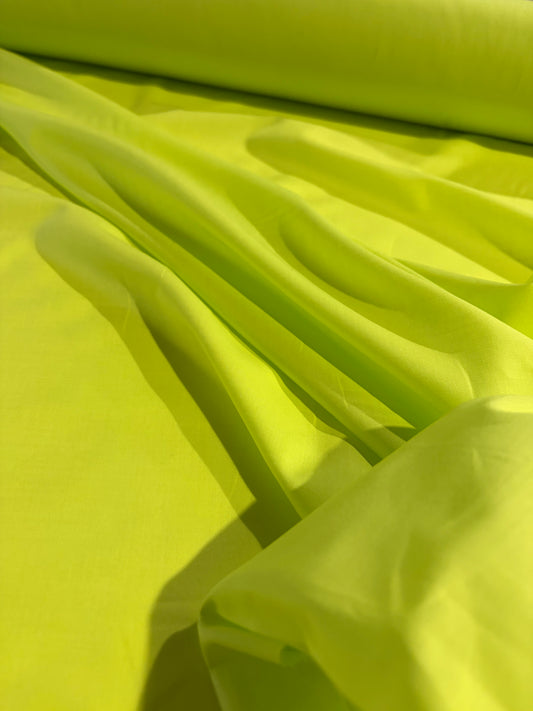 KRUSTY 017 lime poplin stretch prestige