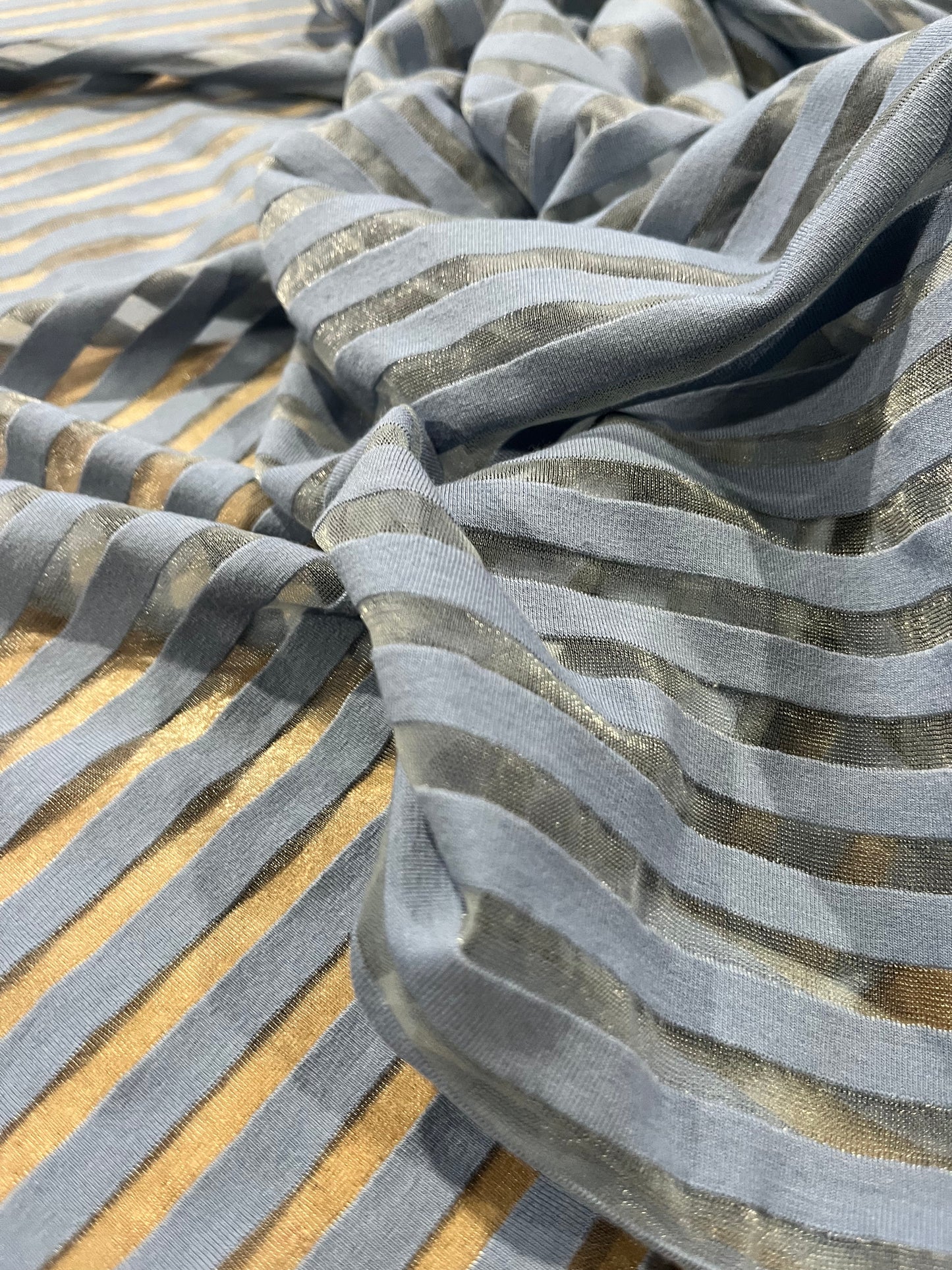 LUCILLE 027 fantasy jersey stripes blue/grey