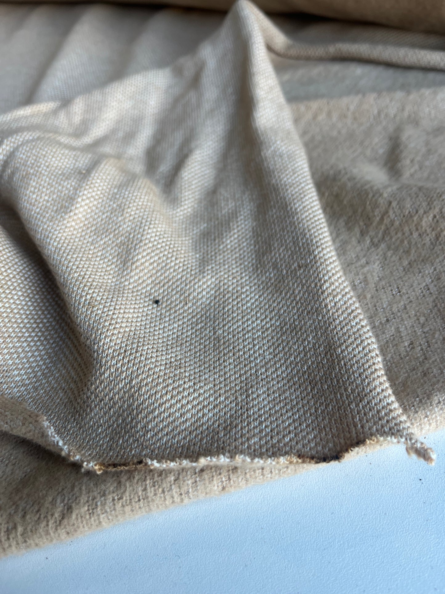 TANIA 013 heavy structured jogging cotton camel XL