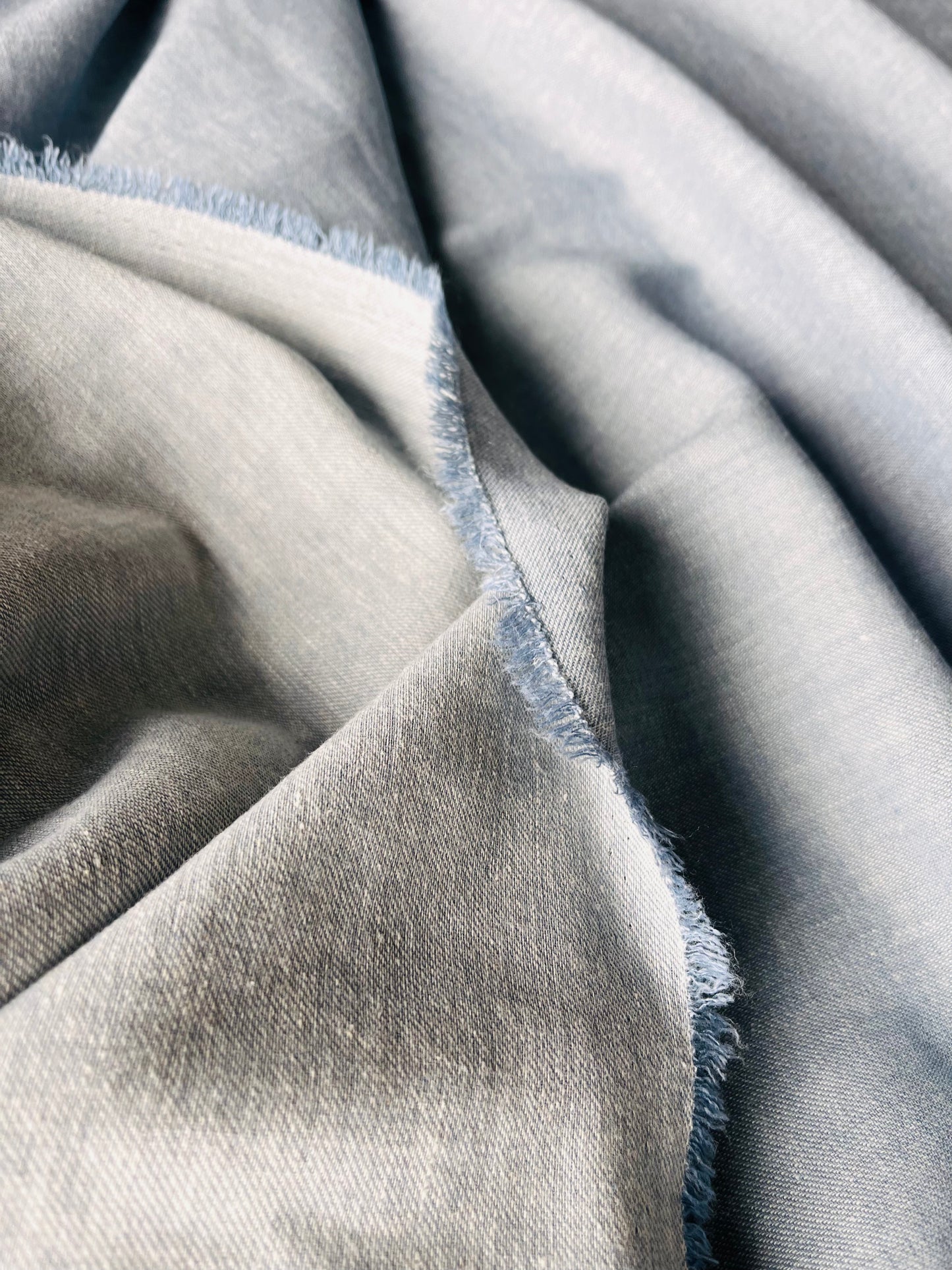 CELIA 014 cot/lin twill light blue