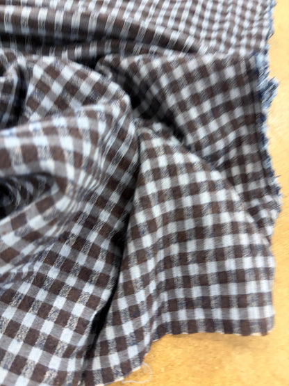 PIPO 028 cotton seersucker check