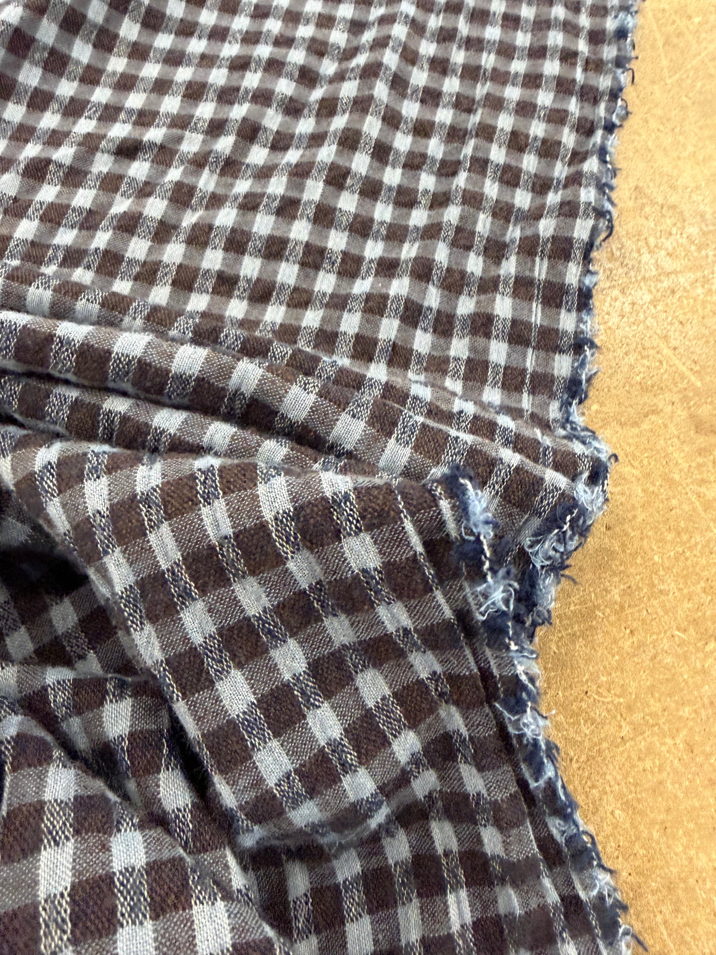 PIPO 028 cotton seersucker check