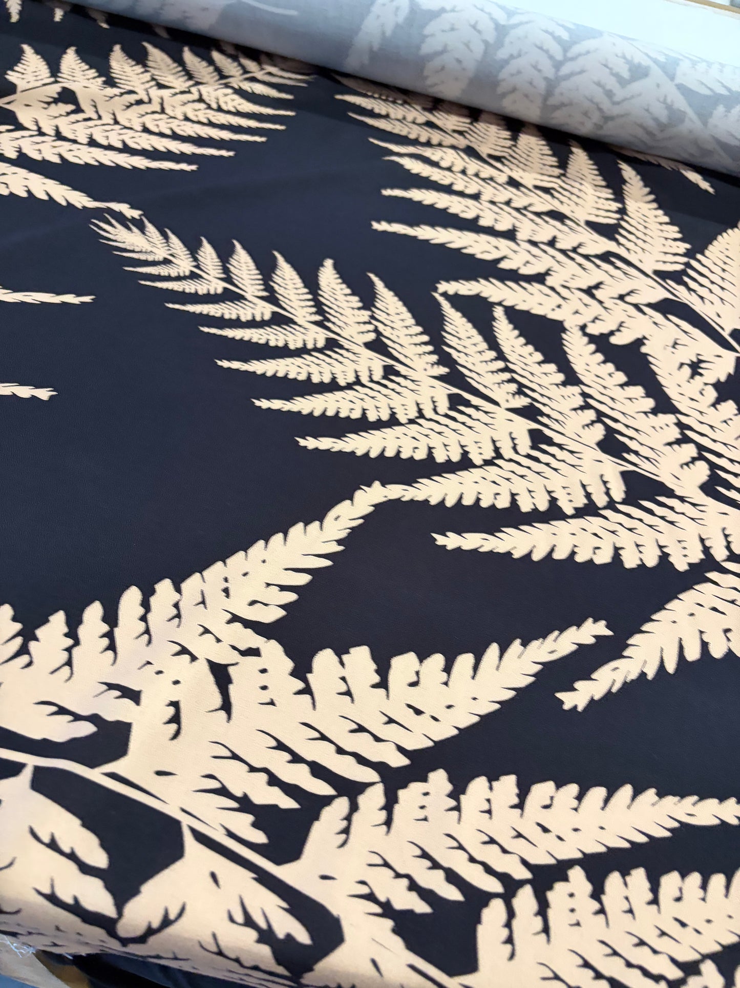 KRUSTY 024 brown/sand viscose twill print