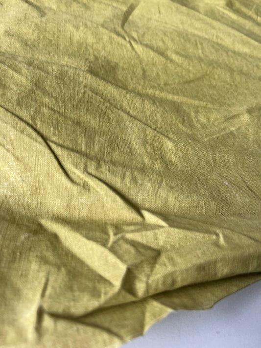 LOUNGE 600 coated linen olive green