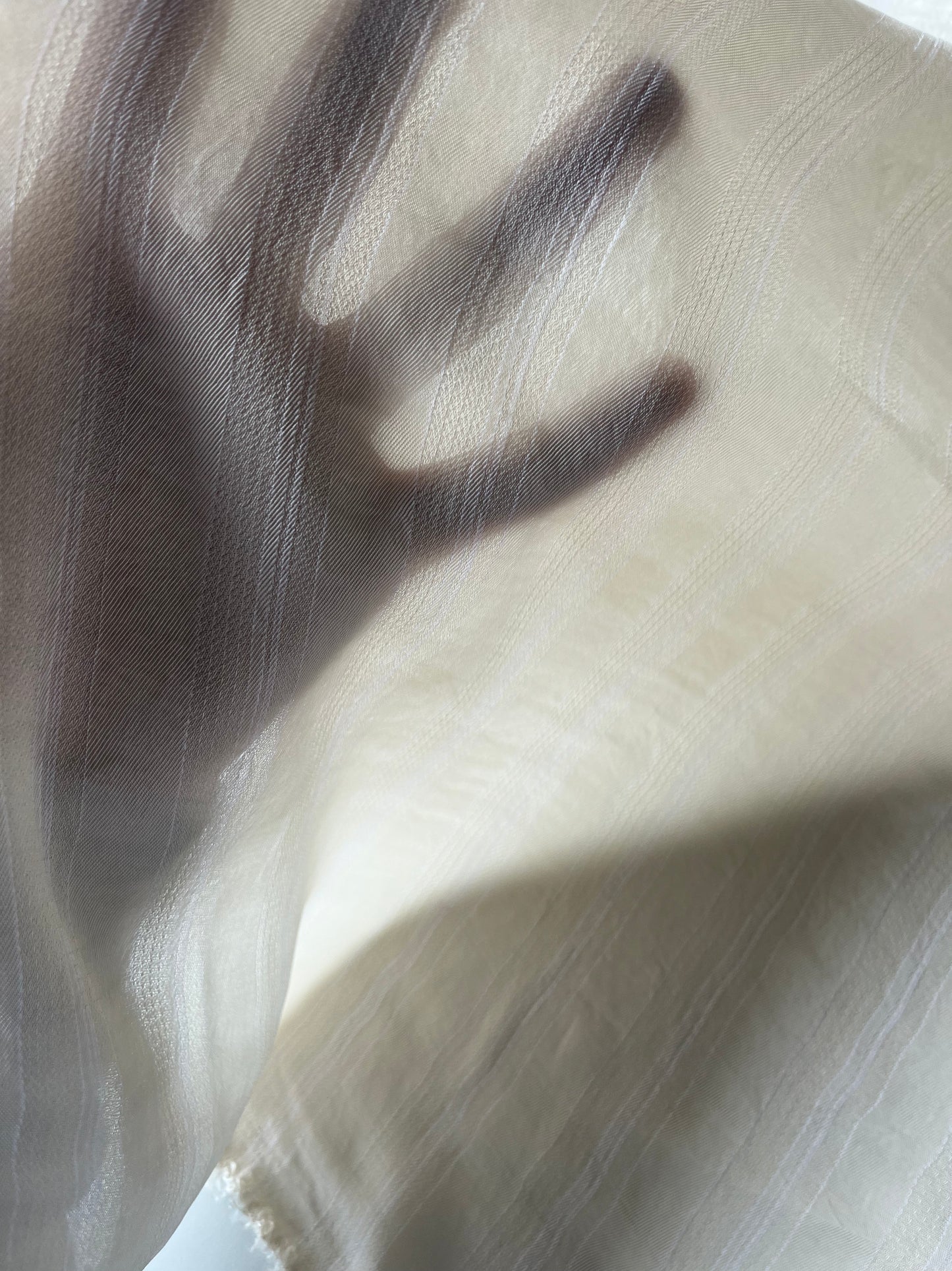CELIA 009 viscose/silk stripes sand/gold