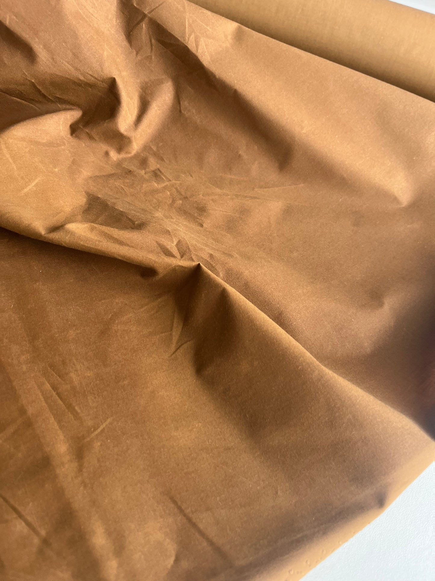 LC TANIA 021 waxed cotton waterrepellant cognac