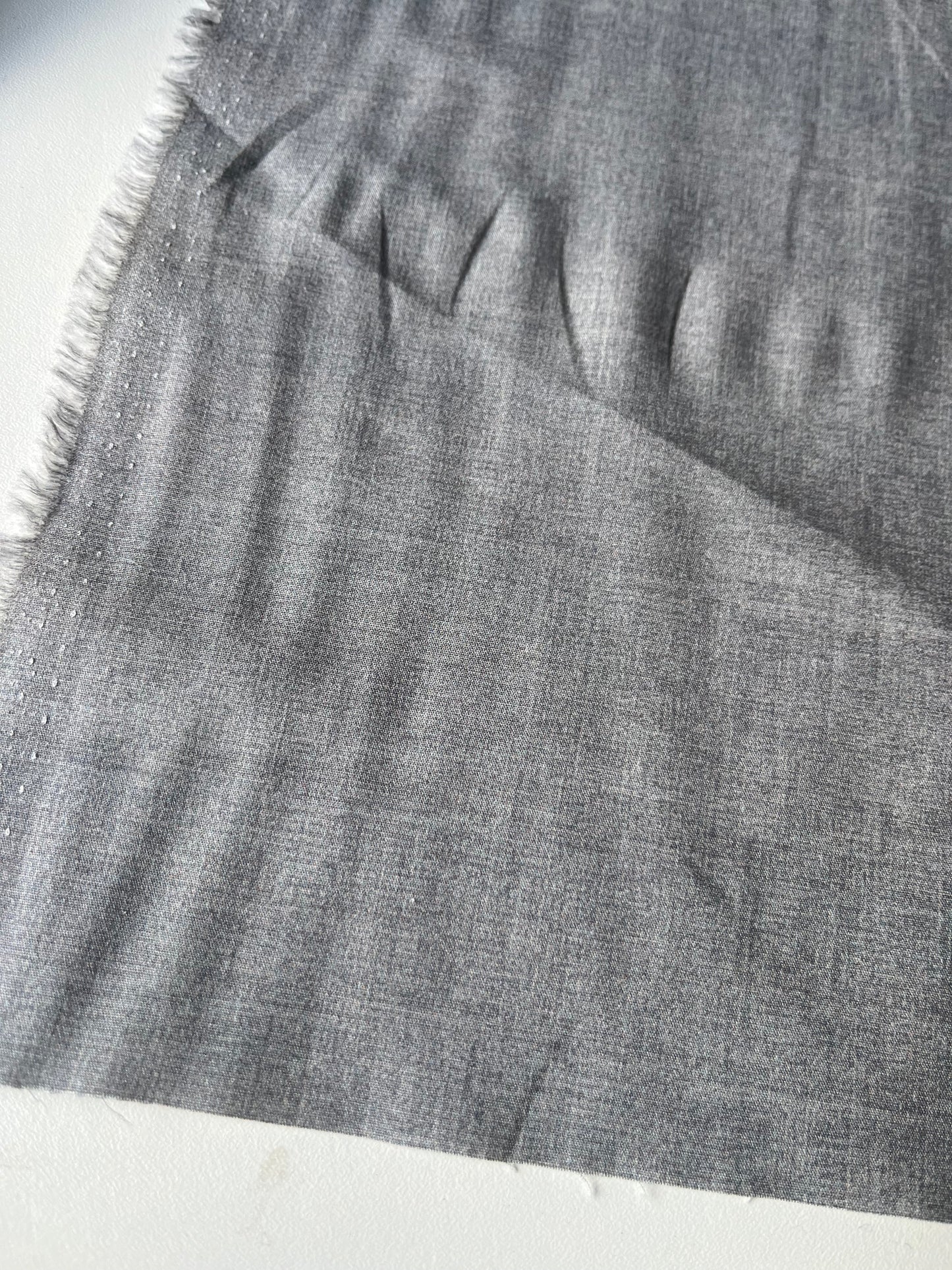 LOUNGE 007 cotton satin stretch with grey denim look