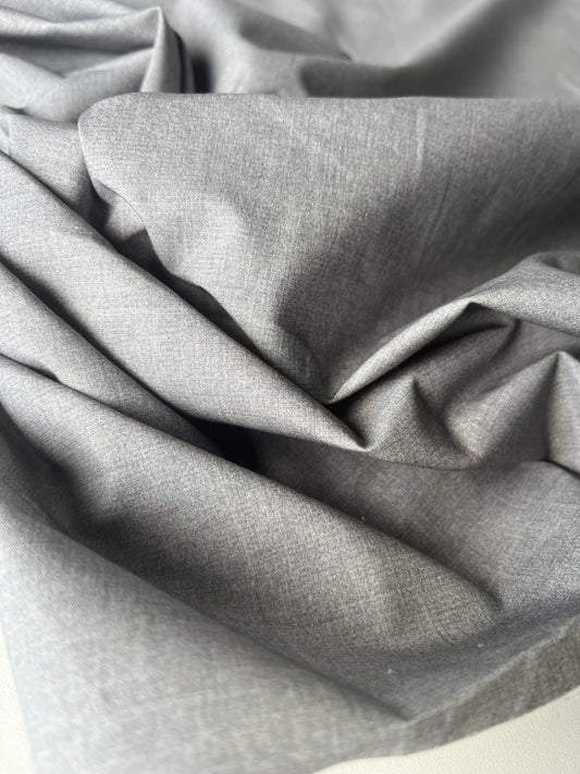 LOUNGE 007 cotton satin stretch with grey denim look