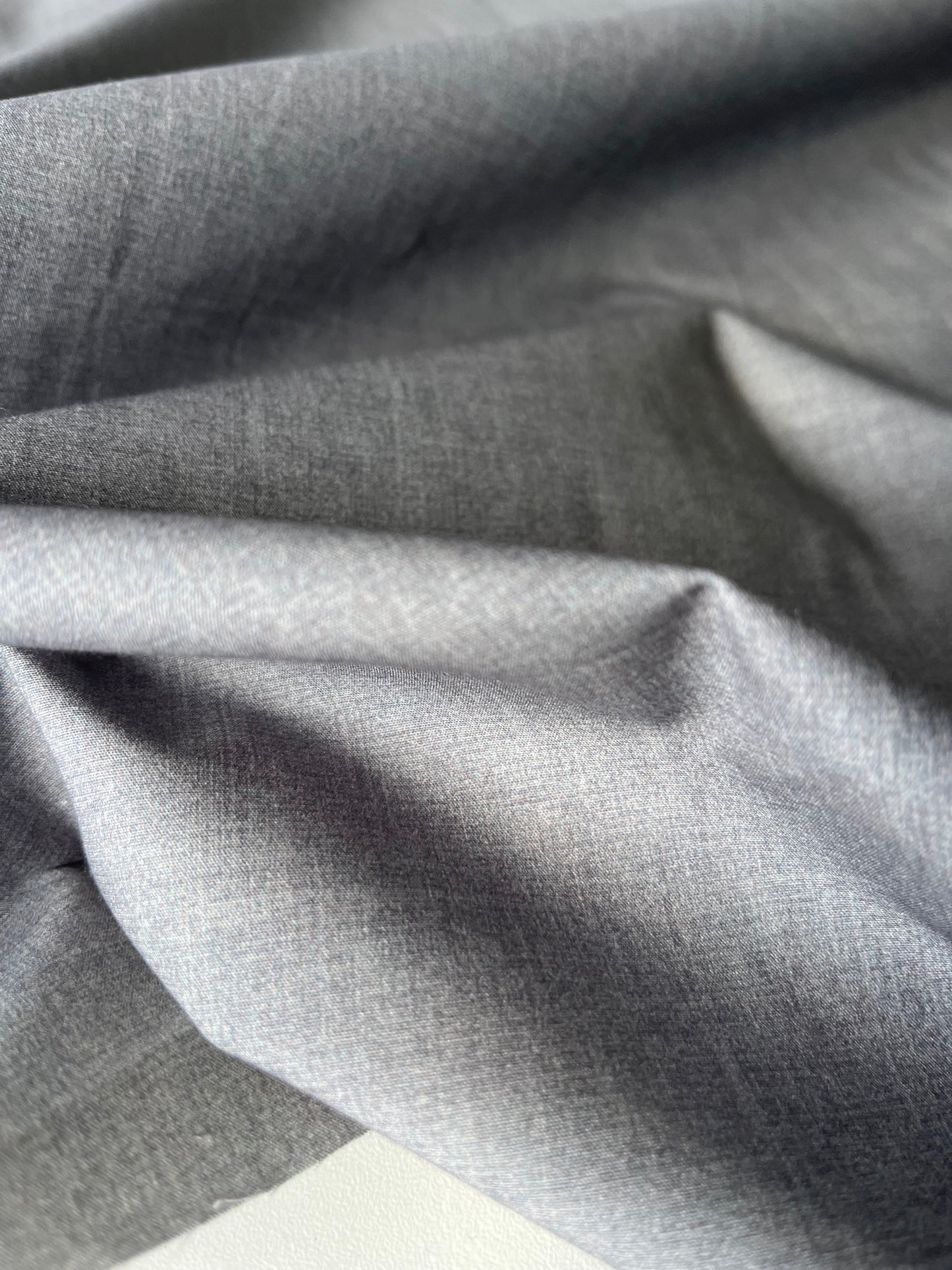 LOUNGE 007 cotton satin stretch with grey denim look