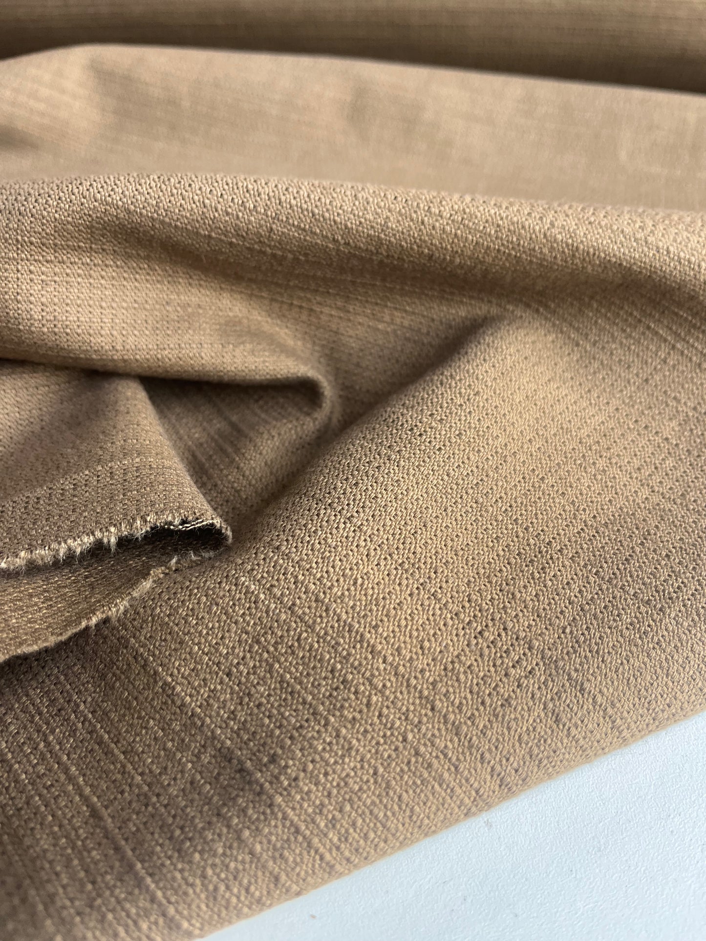 TANIA 023 Structured cotton brown