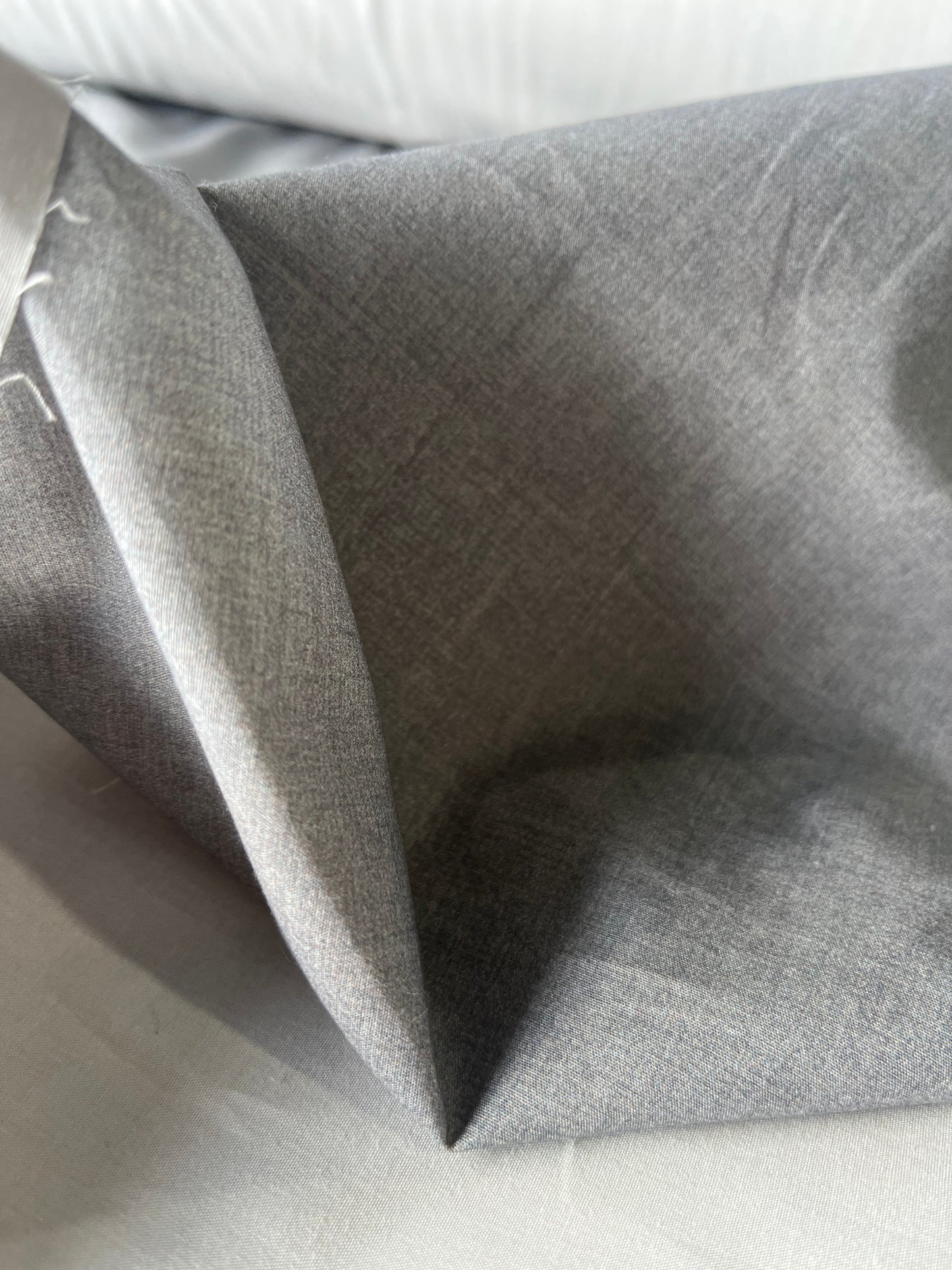LOUNGE 007 cotton satin stretch with grey denim look