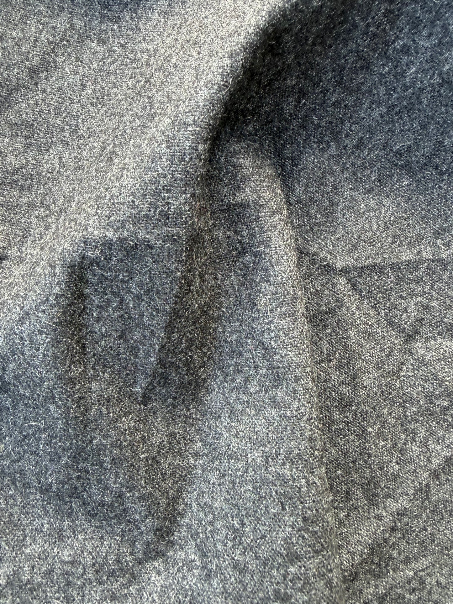 WOOL EDIT 003 anthracite wool serge foulé
