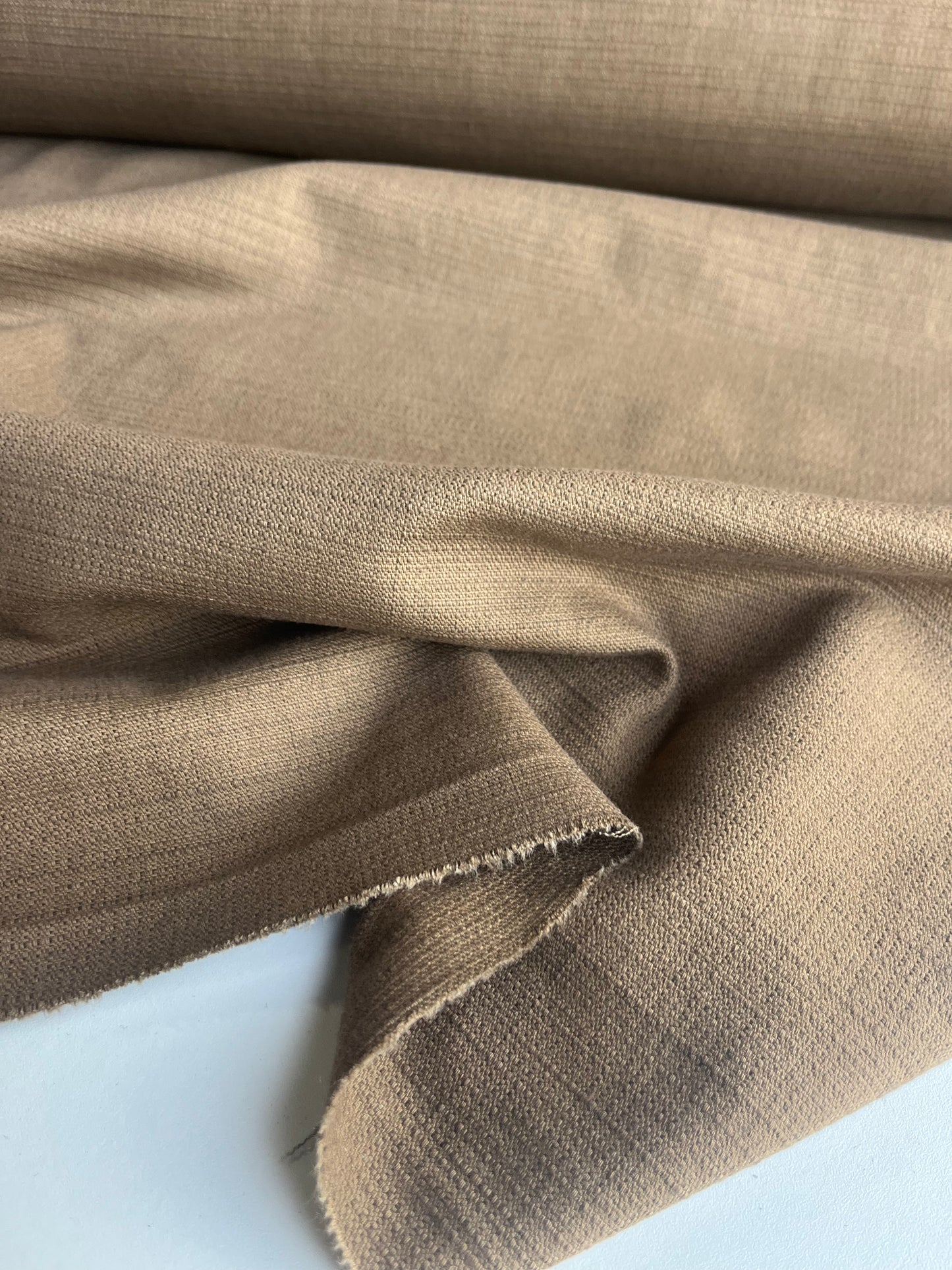 TANIA 023 Structured cotton brown