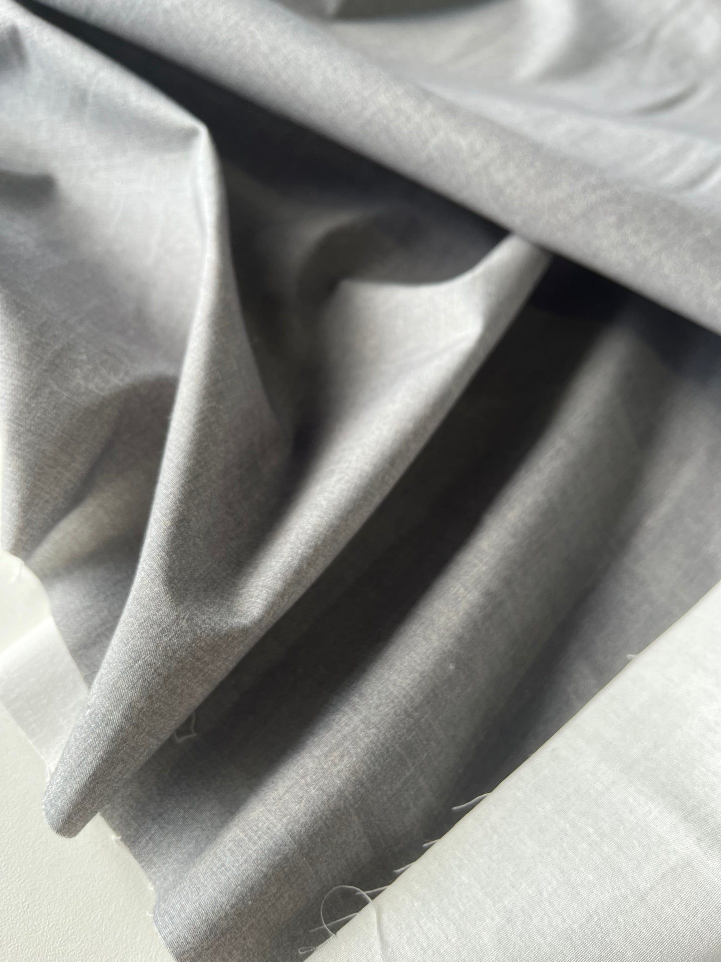 LOUNGE 007 cotton satin stretch with grey denim look