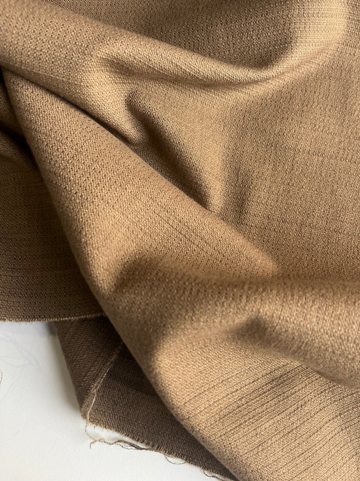 TANIA 023 Structured cotton brown