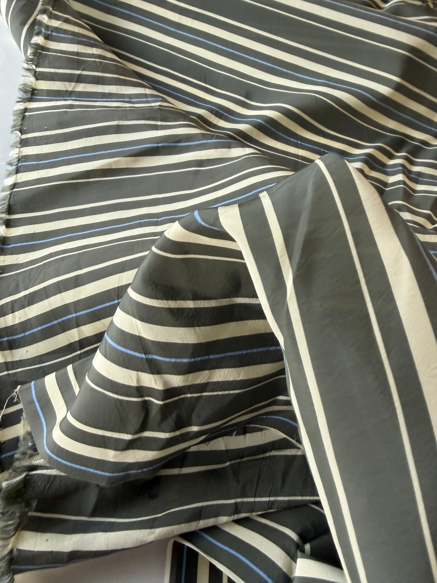 PC AL 008 colourwoven stripe brown/ecru/blue