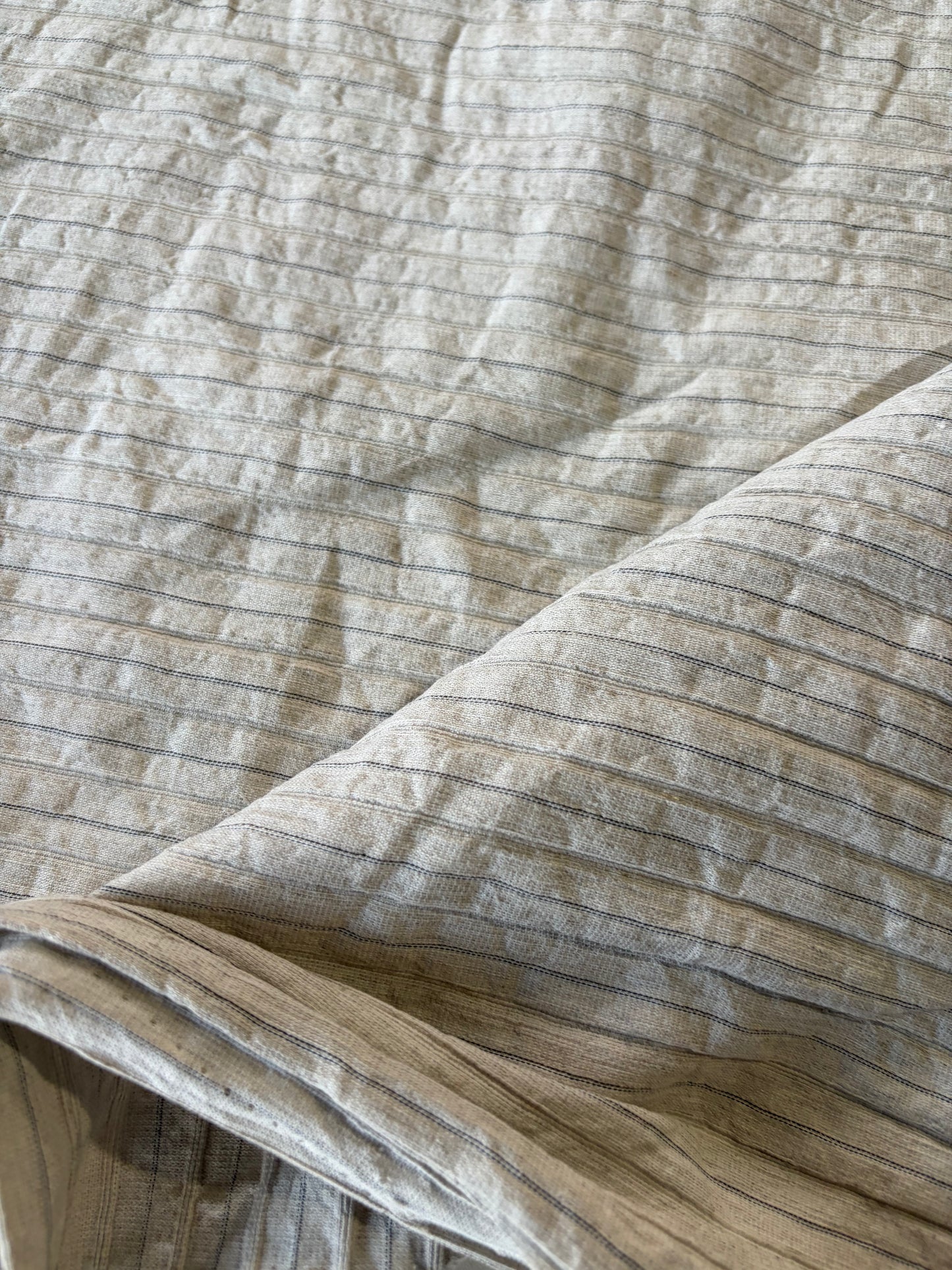PC AL 009 cotton/linen bengaline stripes naturel