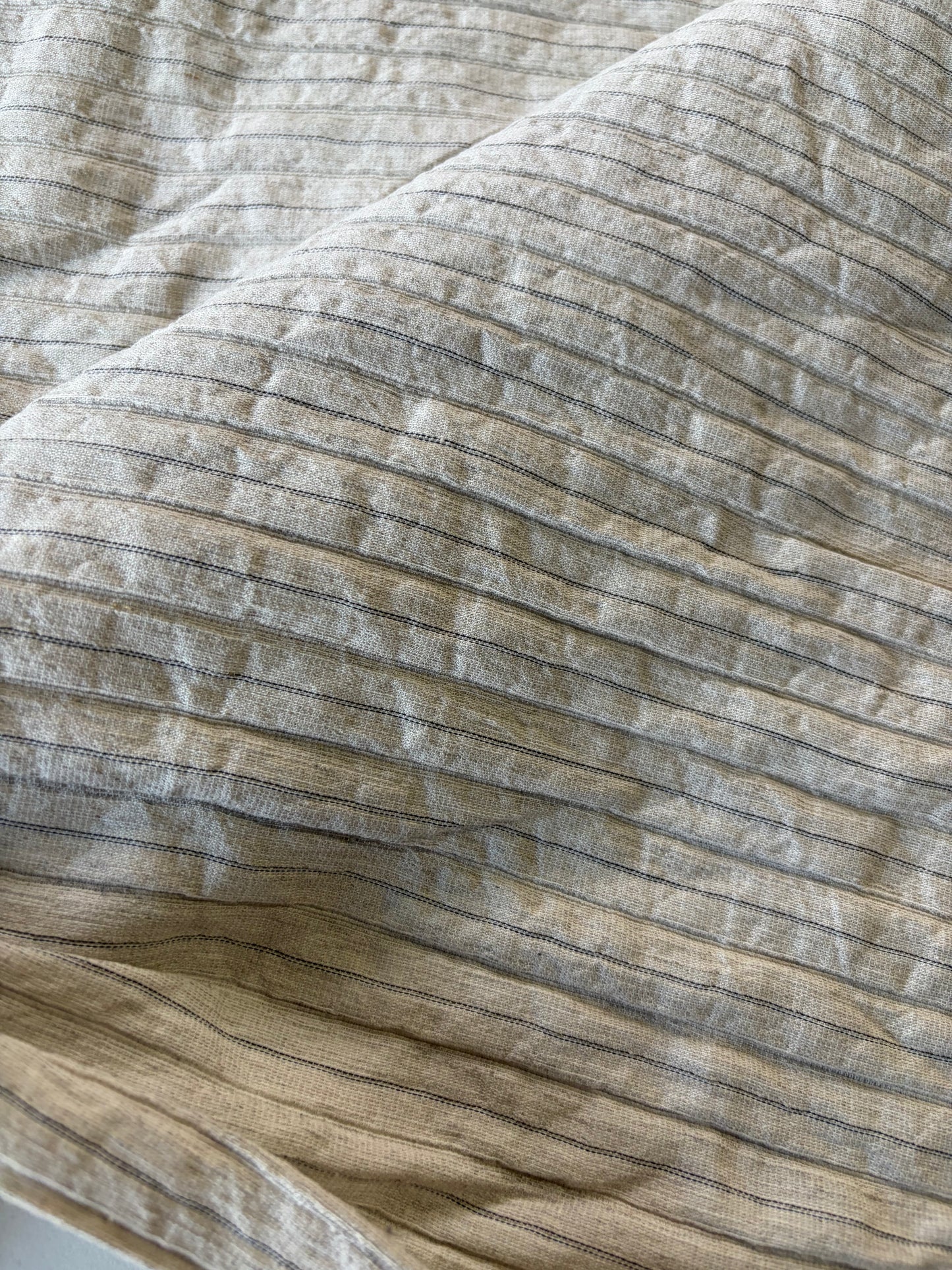 PC AL 009 cotton/linen bengaline stripes naturel