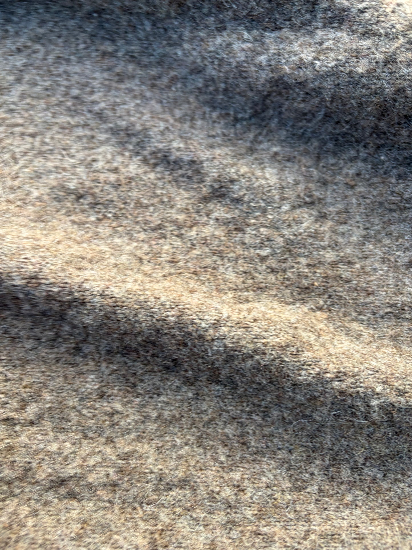 WOOL EDIT 005 brown mélange heavy wool jersey