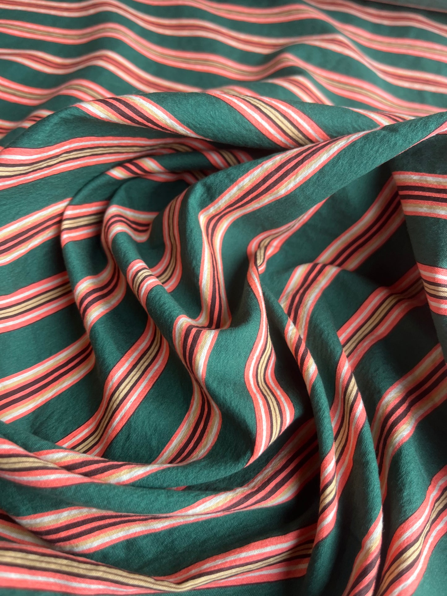 TANIA 025 woven cotton stripes