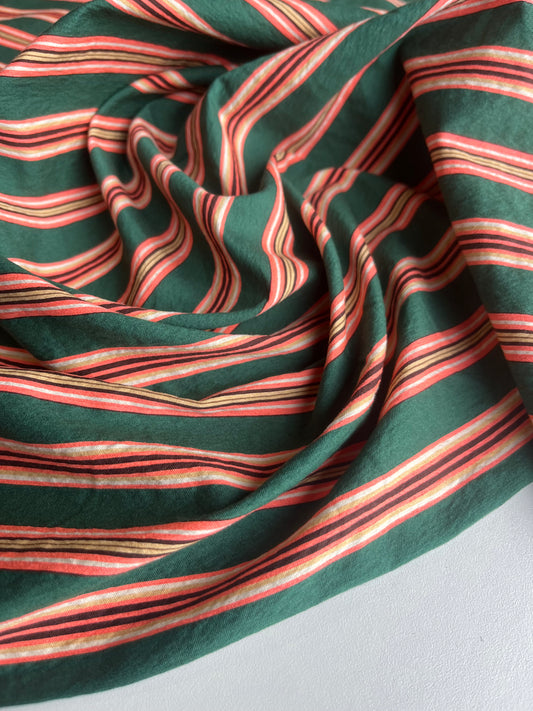 TANIA 025 woven cotton stripes