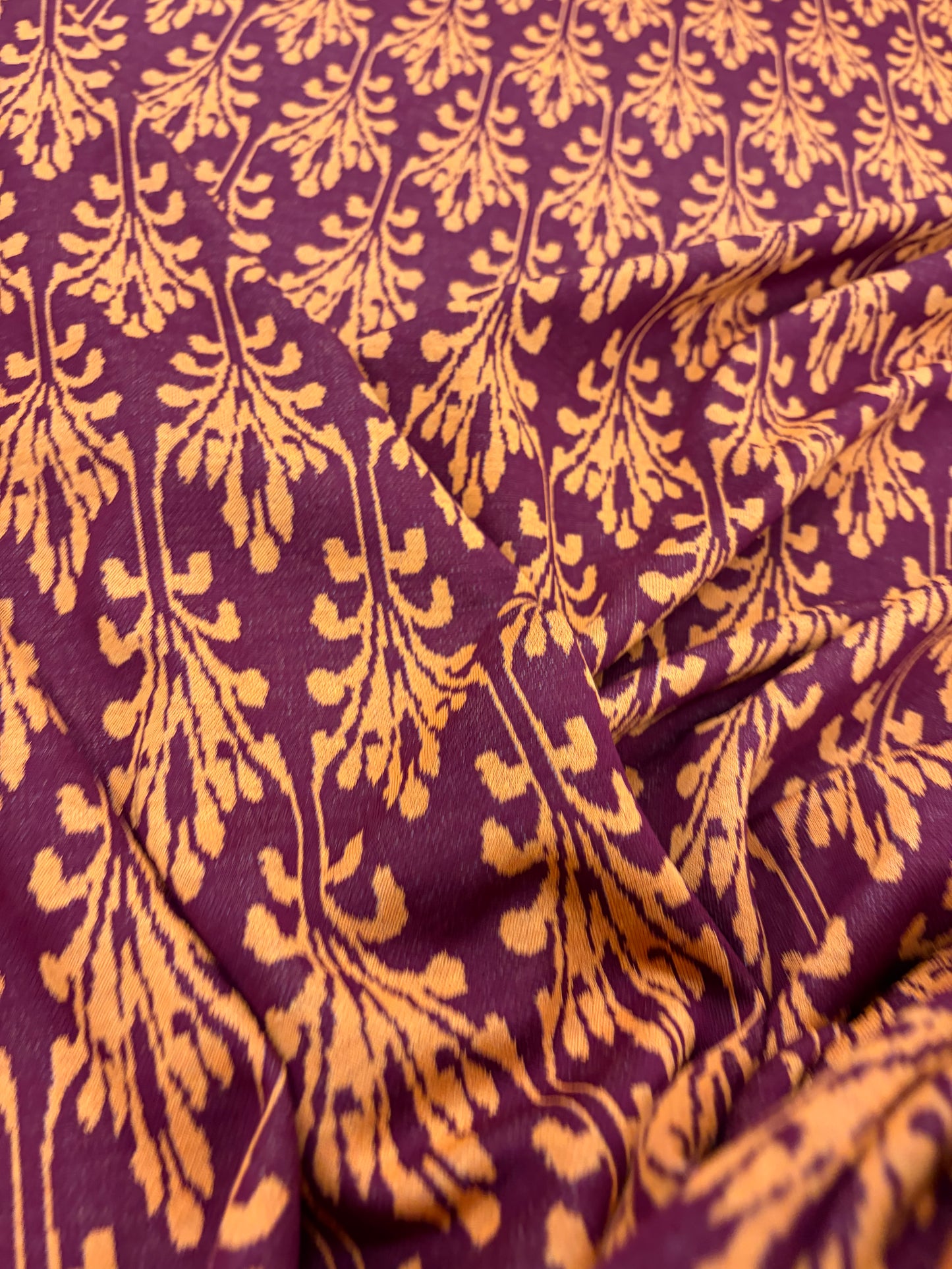 PIPO 038  jersey jacquard burgundy/orange