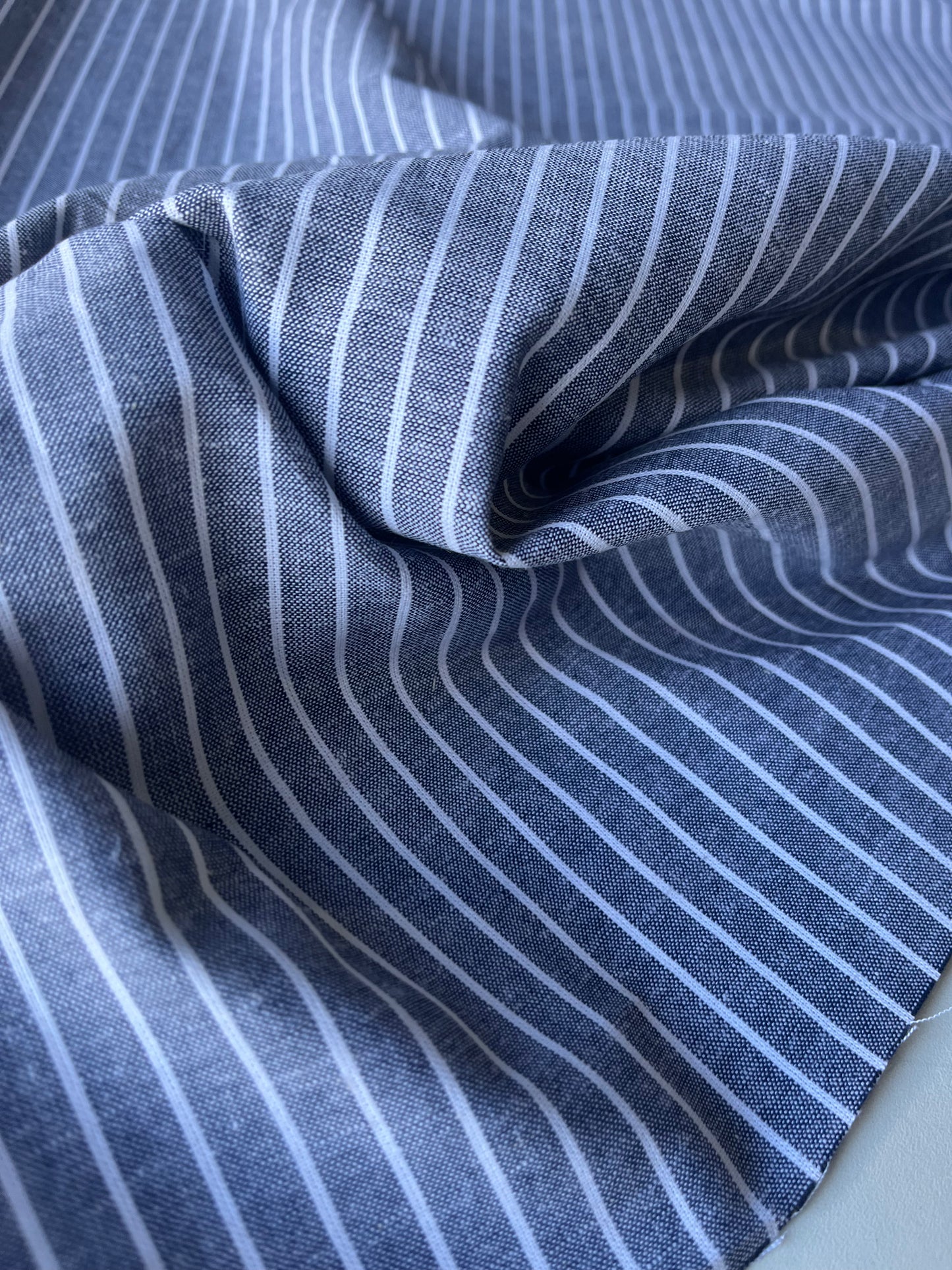 LOUNGE 011  linen chiné stripe