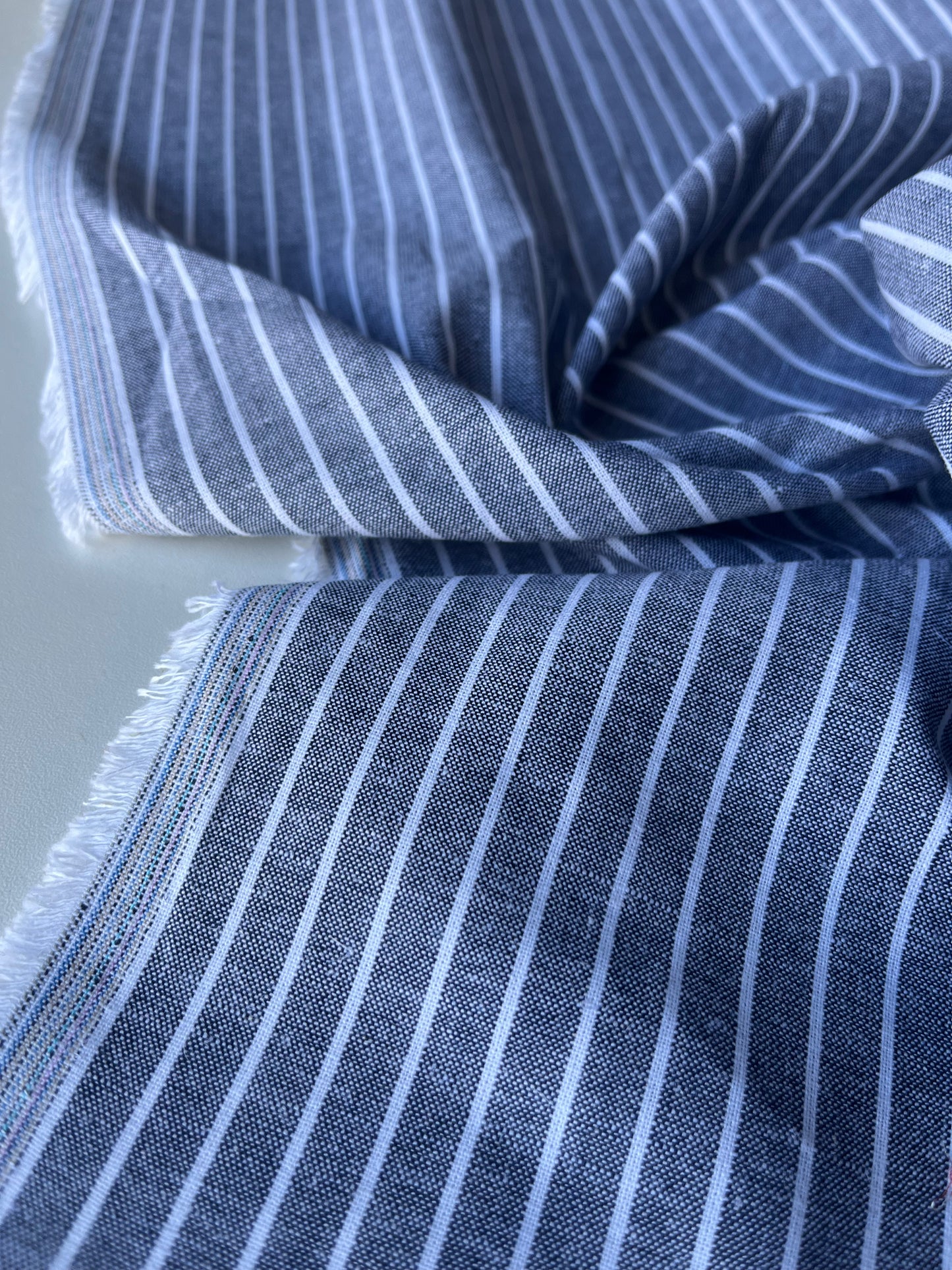 LOUNGE 011  linen chiné stripe