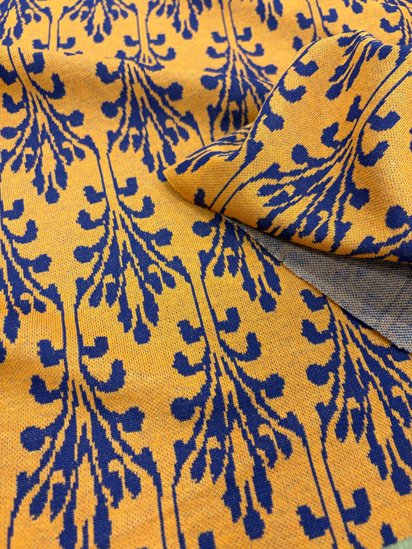 PIPO 039  jersey jacquard orange/navy