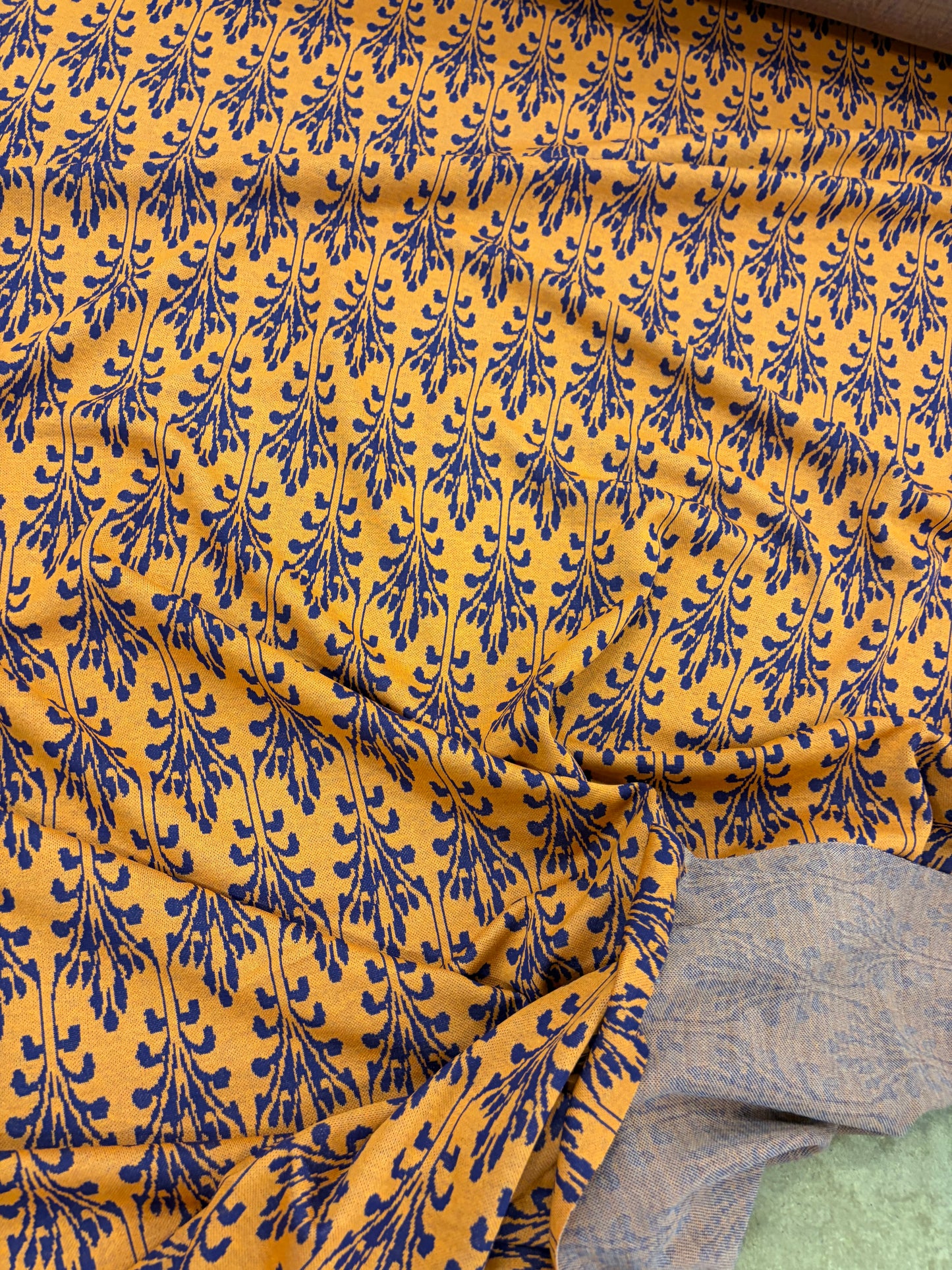 PIPO 039  jersey jacquard orange/navy