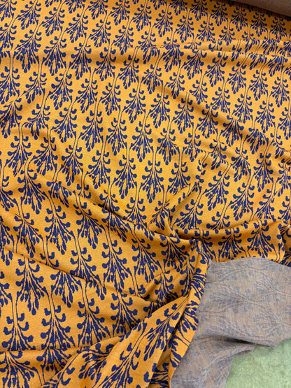 PIPO 039  jersey jacquard orange/navy