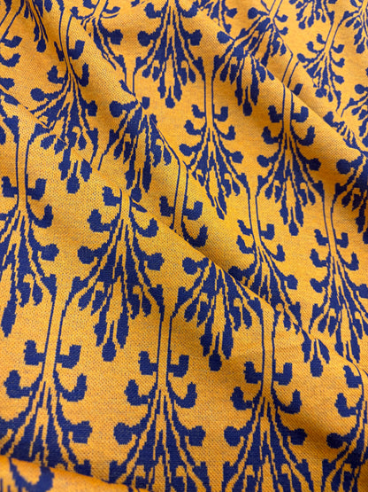 PIPO 039  jersey jacquard orange/navy