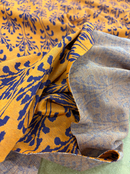 PIPO 039  jersey jacquard orange/navy