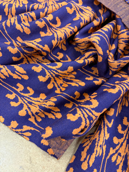 PIPO 040  jersey jacquard navy/orange