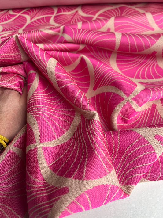 PORTIA 051 jersey jacquard with lurex