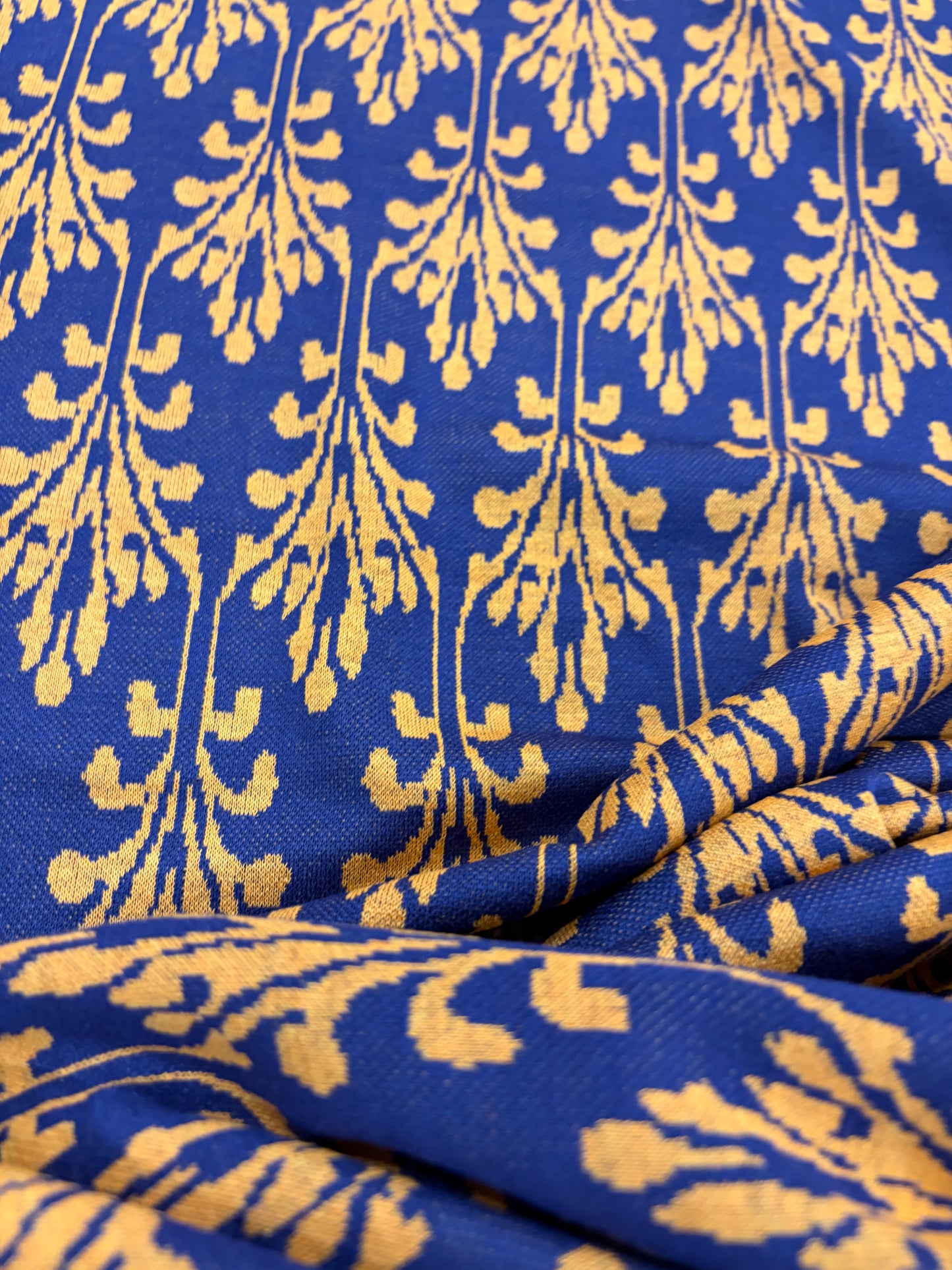 PIPO 040  jersey jacquard navy/orange
