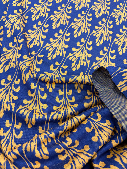 PIPO 040  jersey jacquard navy/orange
